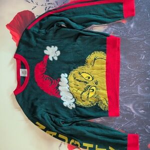 Green and Red Grinch Sweater